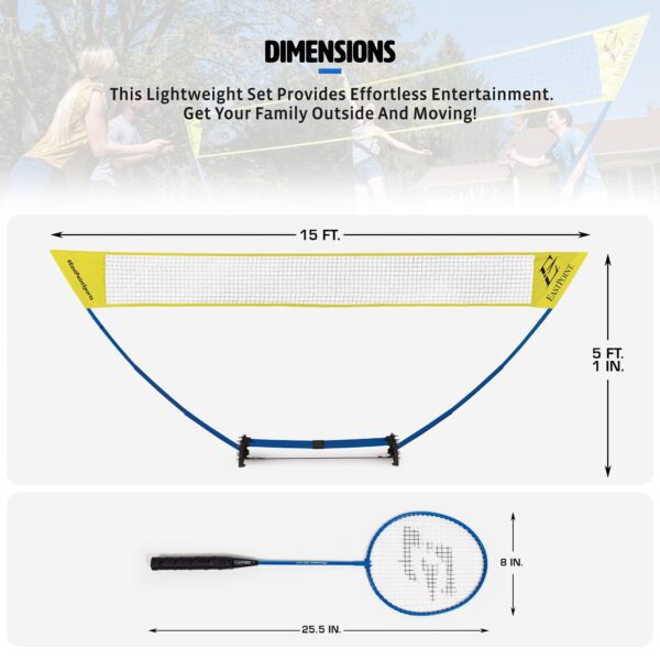 EastPoint Sports Easy Setup Badminton Set - Image 3