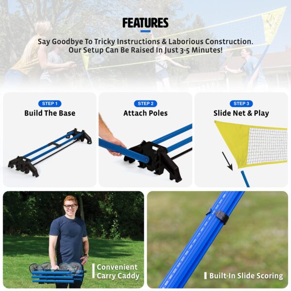 EastPoint Sports Easy Setup Badminton Set - Image 7