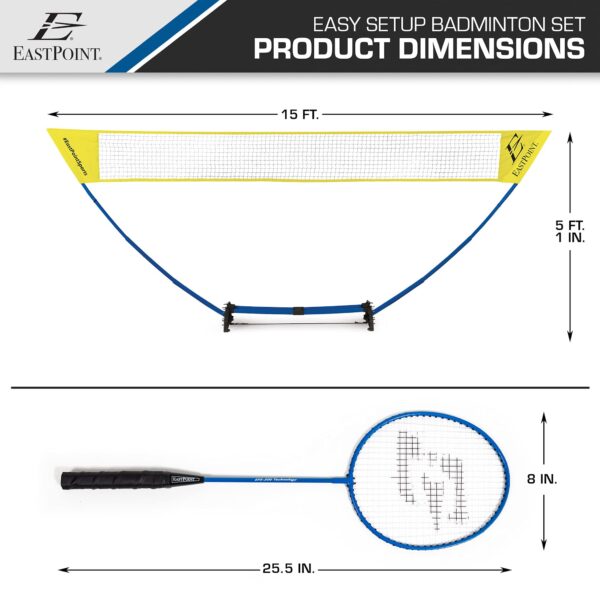 EastPoint Sports Easy Setup Badminton Set - Image 10
