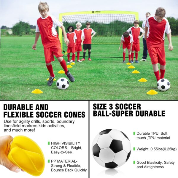 Kids Soccer Goals for Backyard Set of 2 - Image 5